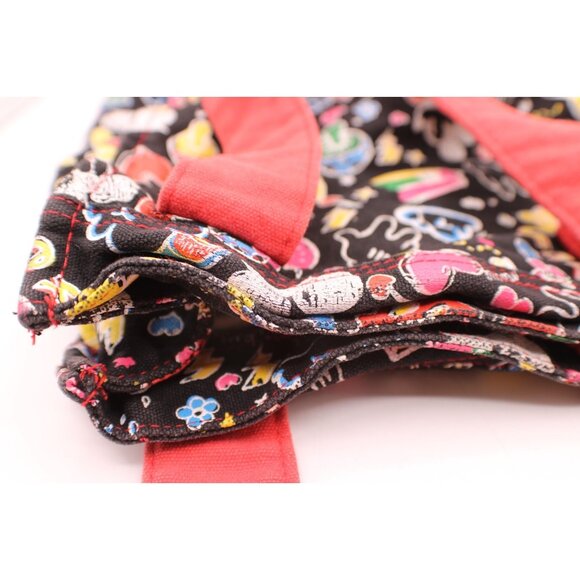 Disneyland Resort Mickey Mouse All Over Print Tote Bag 100% Cotton Book Bag Vtg - Picture 7 of 16